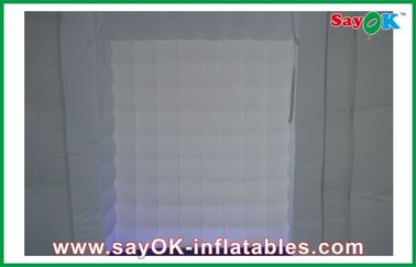 2.6m Height White Strong Oxford Cloth Photo booth With LED Light