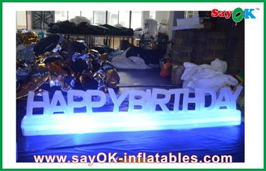 Birthday Party Led Inflatable Lighting Decoration Customized