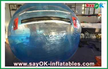 Inflatable Soccer Game PVC / TPU Inflatable Water Games Rolling Ball / Zorb Ball Transparent