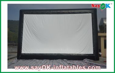 Inflatable Backyard Movie Screen Professional Cloth Inflatable Movie Screen , Inflatable Outdoor Screen For Events