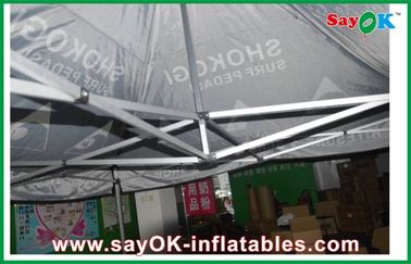 Yard Canopy Tent Black Outdoor Folding Tent  , Giant Waterproof Tent With Aluminum Frame