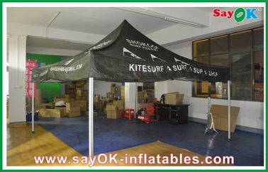 Yard Canopy Tent Black Outdoor Folding Tent  , Giant Waterproof Tent With Aluminum Frame