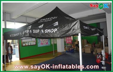 Yard Canopy Tent Black Outdoor Folding Tent  , Giant Waterproof Tent With Aluminum Frame