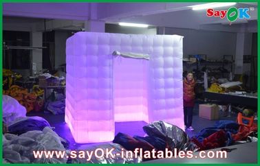 Factory price Led 360 Photo Booth Enclosure Inflatable Backdrop Inflatable Photo Booth