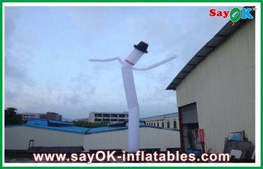 Outdoor PVC giant air tube inflatable dancer advertising sign sky wave greeting dancing man