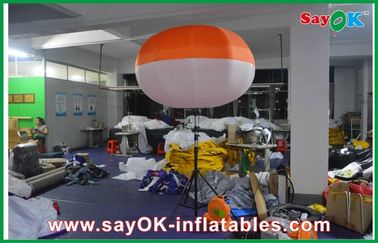 Nylon Cloth Inflatable Led Tripod Ball , Inflatable Led Lighting Ball Decoration