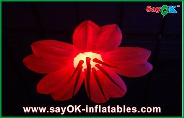 Party 2m Dia Inflatable Lighting Decoration Flower Shape Durable