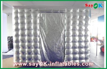 Inflatable Photo Booth Rental Oxford Cloth Sliver Inflatable Photo Booth Mobile Photo-Taking Tent
