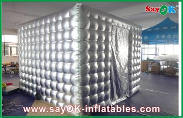 Inflatable Photo Booth Rental Oxford Cloth Sliver Inflatable Photo Booth Mobile Photo-Taking Tent