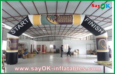 Custom Inflatable Arch Huge Advertising Inflatable Arch , Oxford Cloth Inflatable Finishing Line Arch