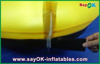 Polyester Yellow Inflatable Wine Bottle / commercial grade inflatables