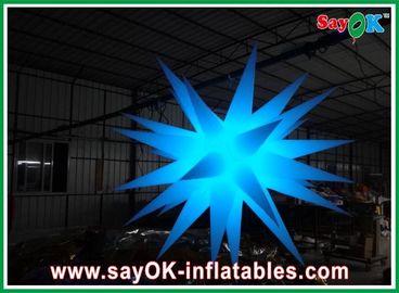 Party Inflatable Lighting Decoration Star Shape Lighting Decoration 2m Dia
