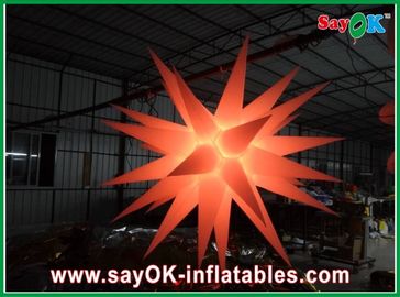 Party Inflatable Lighting Decoration Star Shape Lighting Decoration 2m Dia