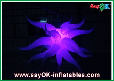 2m Dia Inflatable Hanging Led Lighting Decoration For Wedding Ceremony