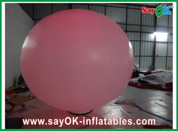 2 meter Inflatable Lighting Decoration , Inflatable Light Balloon with Ground Ball