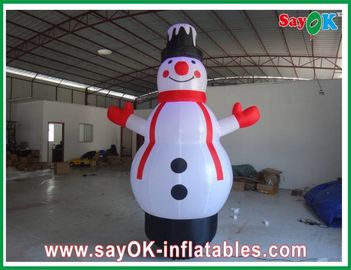 Huge Christmas Snowman Inflatable Holiday Decorations Oxford Cloth