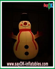 Huge Christmas Snowman Inflatable Holiday Decorations Oxford Cloth