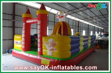 Oxford Cloth / PVC Outdoor Inflatable Bouncy Castle For Amusement Park