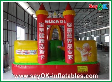 Oxford Cloth / PVC Outdoor Inflatable Bouncy Castle For Amusement Park