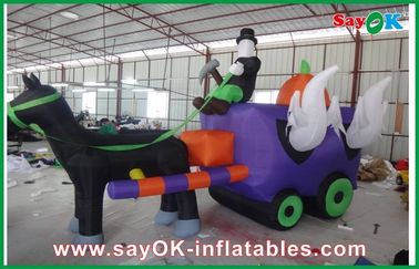 Oxford Cloth  Inflatable Halloween Decorations , Party Inflatable Carriage