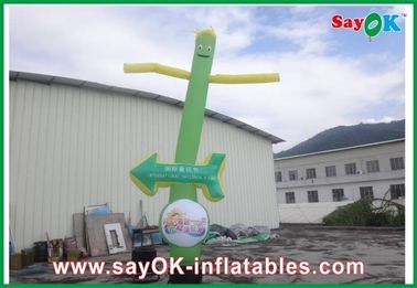Advertising Inflatable Air Dancer Man Rip-Stop Inflatable Dancing Man With Direction Giving , Inflatable Air Tube Man