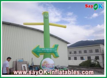 Advertising Inflatable Air Dancer Man Rip-Stop Inflatable Dancing Man With Direction Giving , Inflatable Air Tube Man