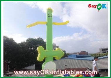 Advertising Inflatable Air Dancer Man Rip-Stop Inflatable Dancing Man With Direction Giving , Inflatable Air Tube Man