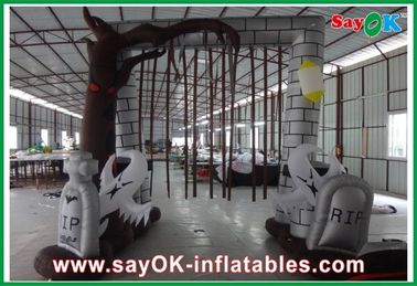 Durable Inflatable Holiday Decorations , Inflatable Halloween Arch For Rental Business