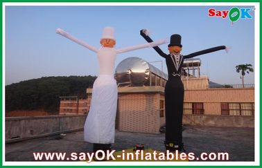 Advertising Inflatable Air Dancer Man Eco-Friendly 3m Blow Up Dancing Man For Restaurant Opening Ceremony