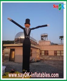 Advertising Inflatable Air Dancer Man Eco-Friendly 3m Blow Up Dancing Man For Restaurant Opening Ceremony