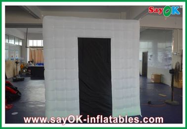 One Door Inflatable Photo Booth 2.5 x 2.5 x 2.5m Lighting For Studio
