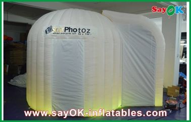 Wedding Photo Booth Hire 4 X 3 X 2.5m Inflatable Photo Booth Gold Inside White Outside Waterproof