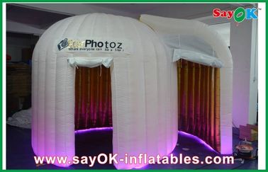 Wedding Photo Booth Hire 4 X 3 X 2.5m Inflatable Photo Booth Gold Inside White Outside Waterproof