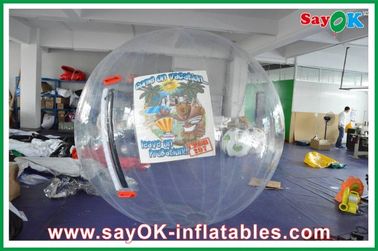 Inflatable Yard Games TPU / PVC Inflatable Sports Games , Water Park Water Walking Ball