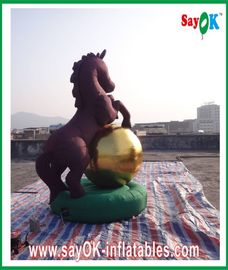 Inflatable Character Balloons Events Inflatable Horse Oxford Cloth / PVC Height 3m - 8m SGS