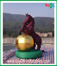 Inflatable Character Balloons Events Inflatable Horse Oxford Cloth / PVC Height 3m - 8m SGS