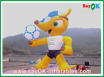 Sport Games Inflatable Cartoon Characters H3 - 8m PVC Colorful Mascot Cartoon Characters For Birthday Parties
