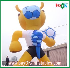 Sport Games Inflatable Cartoon Characters H3 - 8m PVC Colorful Mascot Cartoon Characters For Birthday Parties