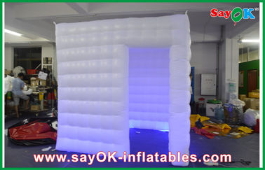 Inflatable Photo Booth Enclosure Safe Waterproof Mobile Photo Booth White Oxford Cloth / PVC Coated