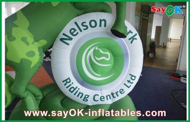 Advertising Inflatable Height 3m - 8m Inflatable Cartoon Characters , Events PVC / Oxford Cloth Horse