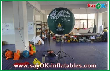 190T Nylon Cloth Inflatable Ball Aluminum Stand Dia 1 - 3m For Promotion
