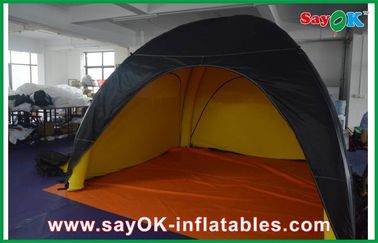 Outwell Air Tent Durable Inflatable Camping Tent Black Outside Yellow Inside Customized