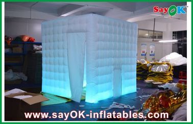 Led Lighting Inflatable Photo Booth , Exhibition Blow Up Photo Booth