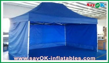 Oxford Cloth Folding Tent Marquee Gazebo Canopy , Steel Frame Tent