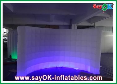 Inflatable Work Wall Blow-Up Oxford Cloth Inflatable Wall With Led Lighting For Exhibition / Event