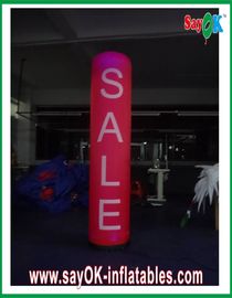 Advertsing H2m Inflatable Lighting Decoration , Nylon Cloth Lighting Pillar