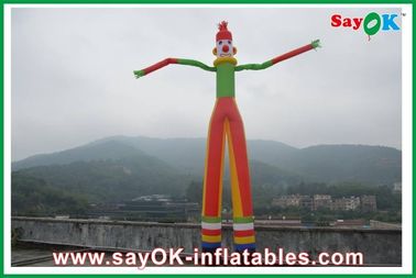 Air Advertising Man Two Legs Inflatable Air Dancer , Inflatable Clown Rip Stop Nylon Cloth