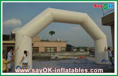 Party City Balloon Arch Exhibition Inflatable Finish Arch Durable With Oxford Cloth 0.4mm PVC