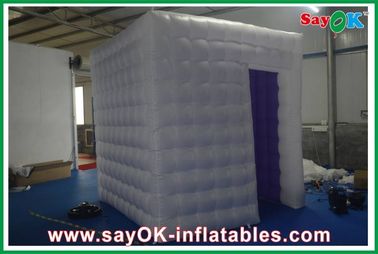 Inflatable Photo Studio Oxford Cloth PVC Coated Inflatable Photobooth Kiosk With Led Lights