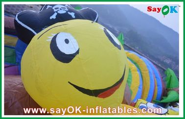 0.55mm PVC Inflatable Bounce , Logo Printing Inflatable Bouncy Castle